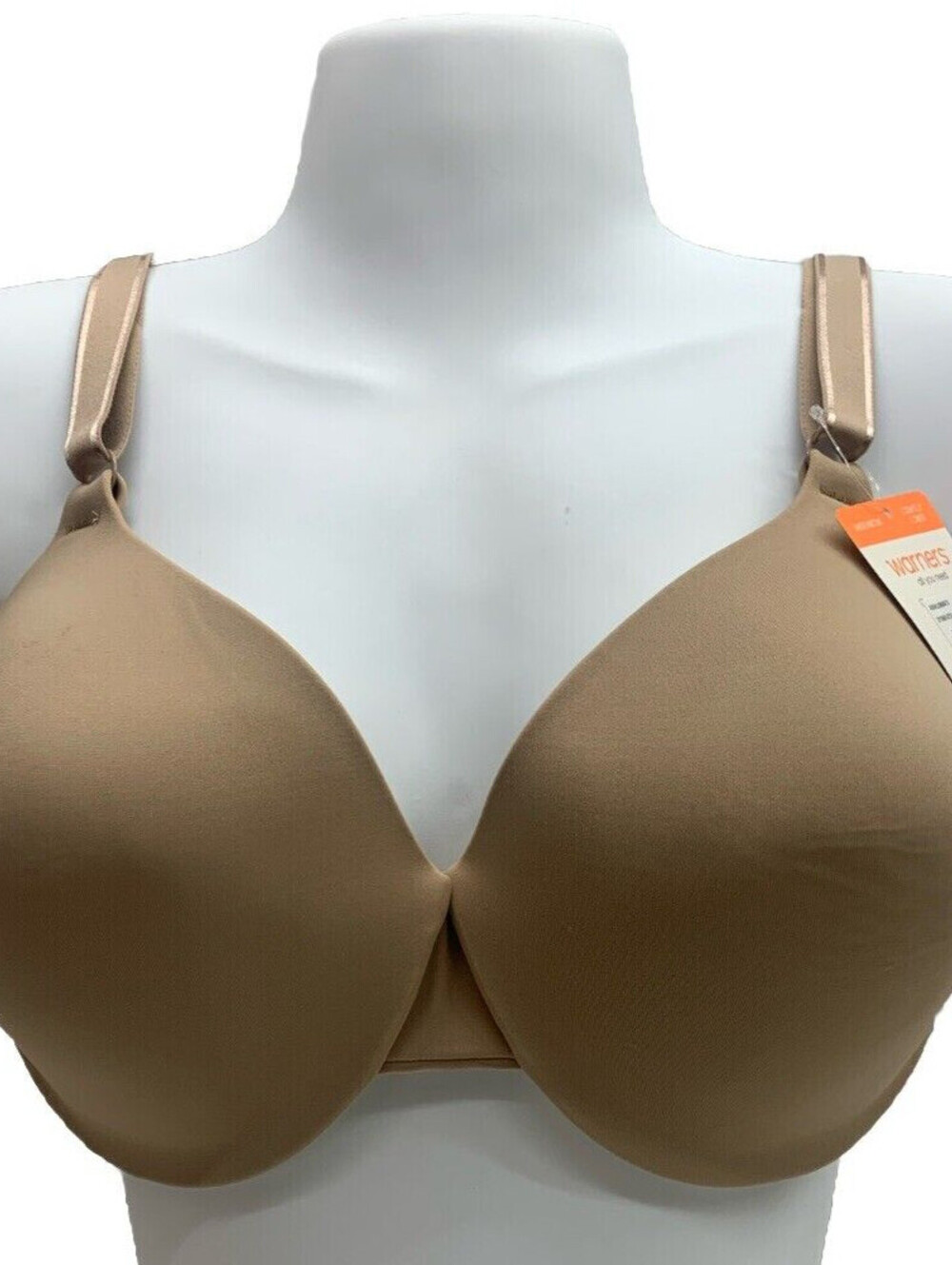 Women's Cushioned Underwire Lightly Lined T-Shirt Bra 1593, Toasted Almond, 36DD